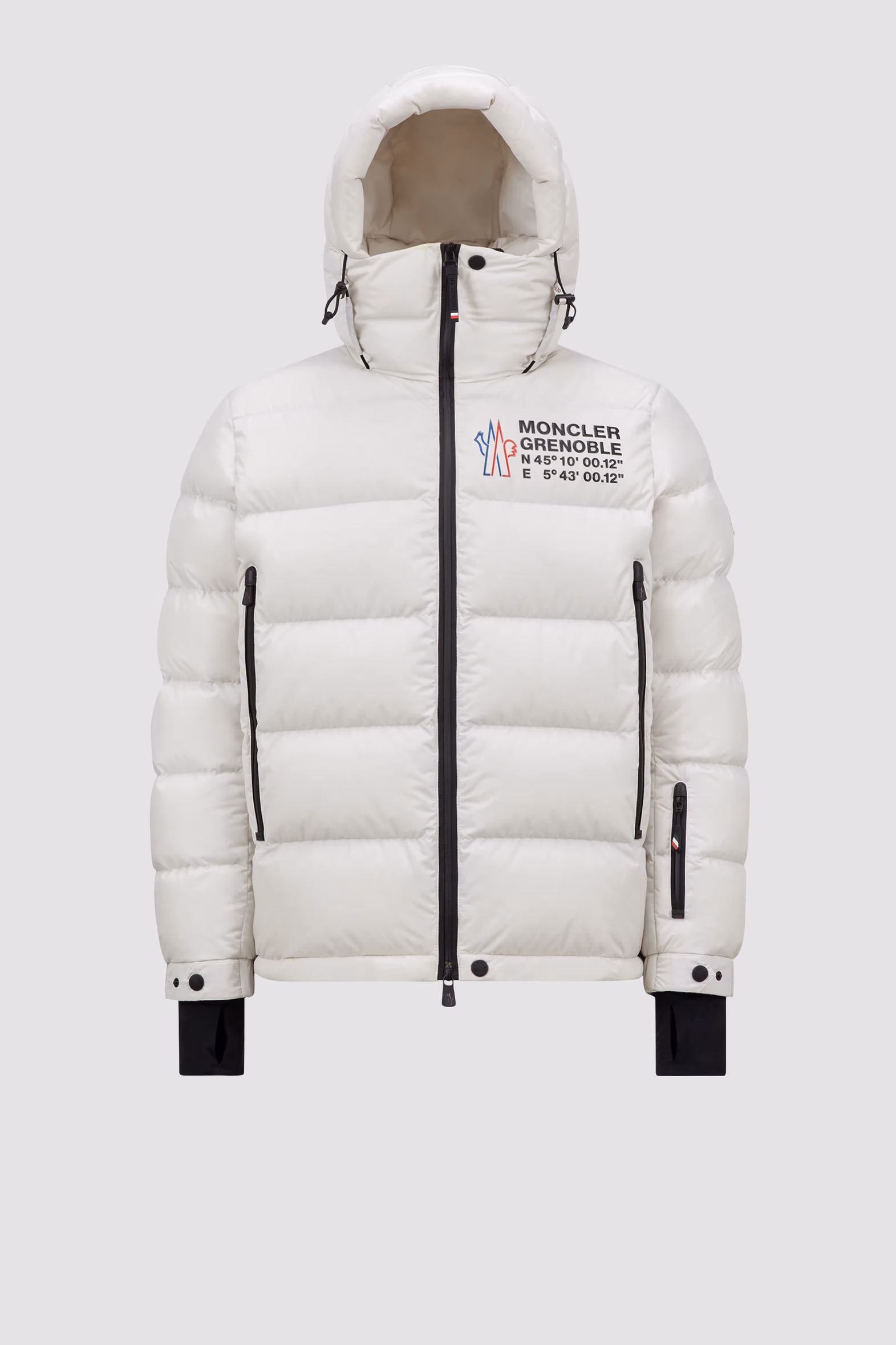 Isorno Hooded Down Ski Jacket Men White Moncler 2